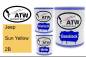 Preview: Jeep, Sun Yellow, 2B: 1L Lackdose + 1L Klarlack + 500ml Härter - Set, von ATW Autoteile West.